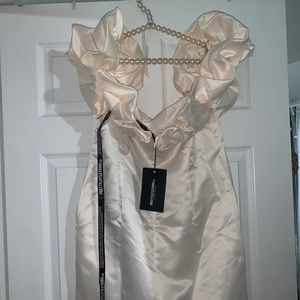 Off the shoulder ruffle dress